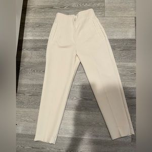 Zara beige high waisted pants